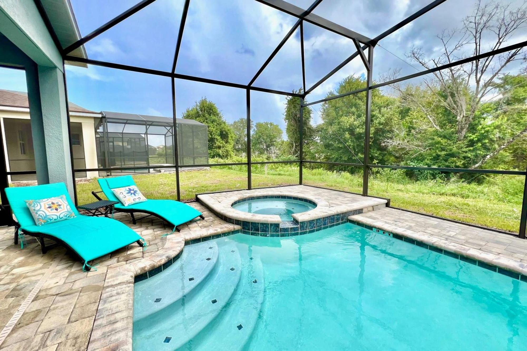 Stunning Rare Lake Front 7Br Holiday Home - Sleeps 14 - Pool, Hot Tub, & Games! 올랜도 외부 사진